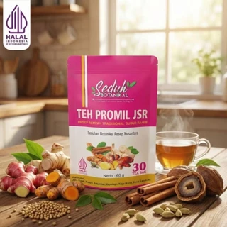 SEDUH BOTANIKAL Teh Promil JSR  | Resep Teh Rempah JSR Subur Rahim | 30 Tea Bag