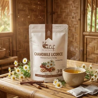 ELIF TEA AND TISANE Chamomile Licorice Tea | GERD Asam Lambung | 30 Tea Bag