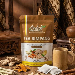 SEDUH BOTANIKAL Teh Rimpang (Plus Kayu Manis) | 30 Tea Bag | Resep JSR ala dr. Zaidul Akbar