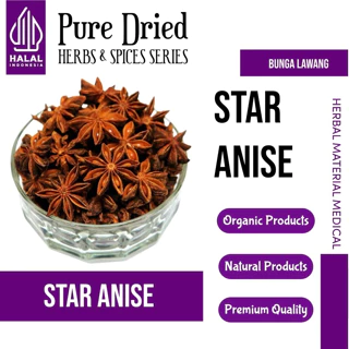 ELIF TEA Dried Star Anise Bunga Lawang Kering 50 Gram