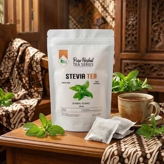 ELIF TEA AND TISANE Stevia Tea : Teh Daun Stevia isi 30, Aman untuk Penderita Diabetes