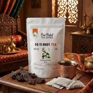 ELIF TEA AND TISANE Fo Ti Root Tea | Fo-Ti Polygonum multiflorum He Shou Wu | 30 Tea Bag