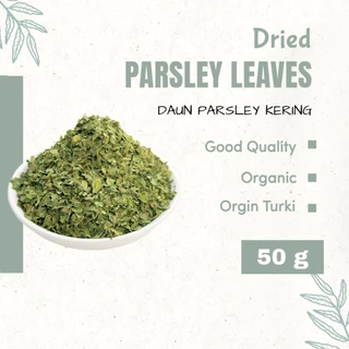 50g Dried Parsley Leaves Daun Parsley Kering