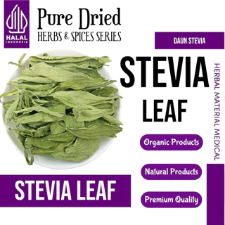 ELIF TEA Organic Dried Stevia Leaf, Daun Pemanis alami untuk teh