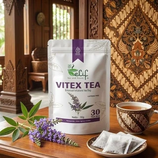 ELIF TEA AND TISANE Vitex Tea | Vitex Berry | Vitex Agnus-Castus | Chasteberry | 30 Tea Bag