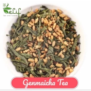 Genmaicha Tea, Classic Japanese Green Tea with Toasted Rice and Maize