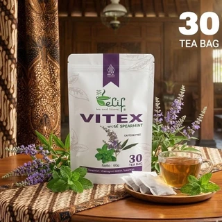 ELIF TEA AND TISANE Vitex Spearmint Tea | PCOS Tea | Teh Promil | 30 Tea Bag
