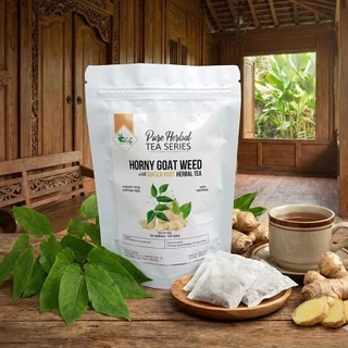 ELIF TEA AND TISANE Epimediium (HGW) Ginger Tea : Epimedium leaf with Ginger (30 Tea Bag)