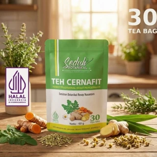 SEDUH BOTANIKAL Teh Cernafit | Herbal Asam Lambung, GERD Anxiety & Maag Kronis, Sesak & Jantung Berdebar
