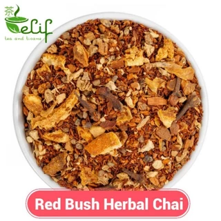 ELIF TEA Red Bush Chai 50g - Teh Rooibos Rempah Organik - Caffeine Free Chai Tea - Ginger Cinnamon Cardamom