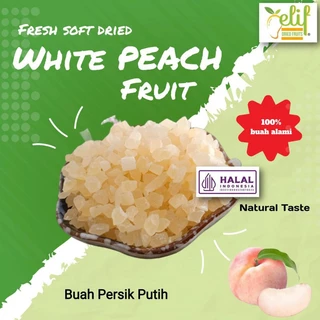 ELIF FRUITS Big Pack Fresh Dried White Peach Fruit Pieces Honey White Peach Fruit