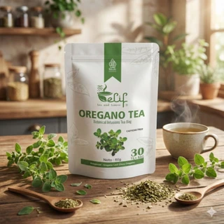 ELIF TEA AND TISANE Oregano Tea | Teh Daun Oregano | 30 Tea Bag
