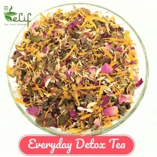 ELIF TEA Everyday Detox Tea : Lotus, Hawthorn, Lemon, Calendula, Cassia Seeds