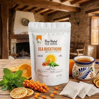 ELIF TEA AND TISANE Sea Buckthorn Mint Orange Tea | 30 Tea Bag