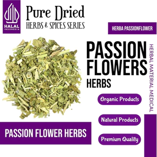 ELIF TEA Organic Dried Passion Flower Herbs, Cut & Sifted Claming Tea