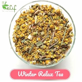 ELIF TEA Winter Relax Tea : Chamomile, Osmanthus, Tulsi & Lemongrass