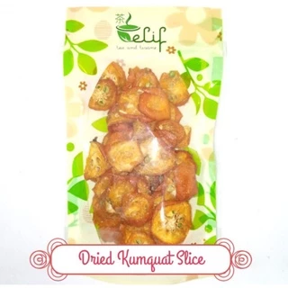 ELIF FRUITS Golden Mini Orange Dried Fruit Tea Kumquat Slices Jeruk Nagami Kering