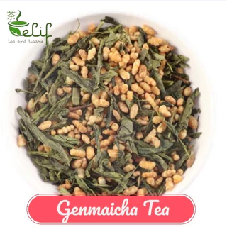 ELIF TEA Bulk Pack Genmaicha Tea, Classic Japanese Green tea with toasted rice maize