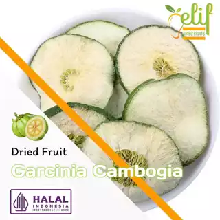 ELIF FRUITS Bulk Pack [ 1 Kg ] Dried Garcinia Cambogia Fruit Slices Tea For Detox & Slimming Tea