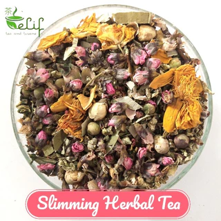 ELIF TEA Bulk Pack Slimming Herbal Tea : Golden Lotus flower, Snow Lotus, Lotus Leaf