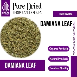 ELIF TEA Bulk Pack ried Damiana Leaves Damiana leaf Daun Damiana Kering