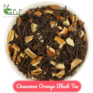 ELIF TEA Big Pack Cinnamon Orange Black Tea : Cinnamon, Dried Orange Fruit and Black Tea